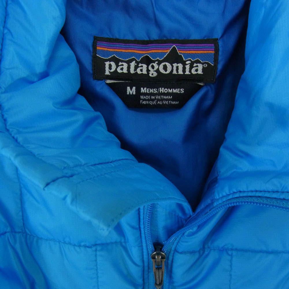 patagonia パタゴニア PRIMALOFT ナノパフ 中綿 ベスト ブルー系 M