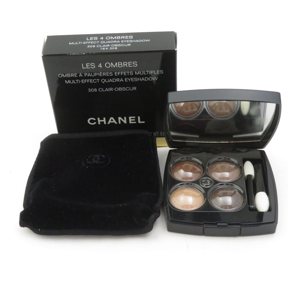 美品 CHANEL シャネル レ キャトル オンブル アイシャドウ 2g 308
