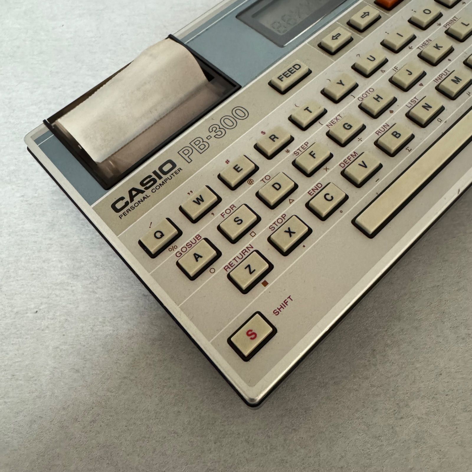 通電確認済 CASIO カシオ ポケットコンピュータ PB-300 昭和レトロ