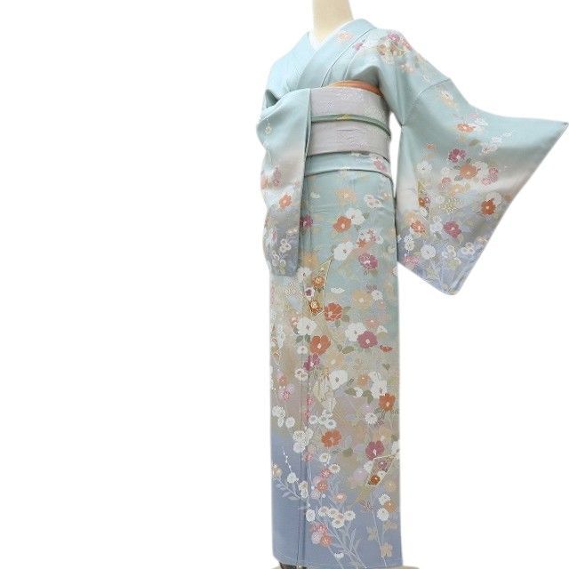 新品 暈し 着物 正絹“色の余韻に染まりゆく”仕付け糸付 付下げ 6708 新品 暈し 着物 正絹“色の余韻に染まりゆく”仕付け糸付 付下げ