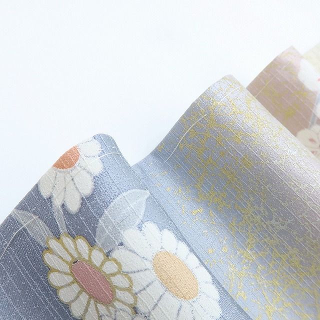 百華❀Y4039◇美品未着用 正絹 縫い一つ紋 仕付け糸付 手縫い仕立て 椿