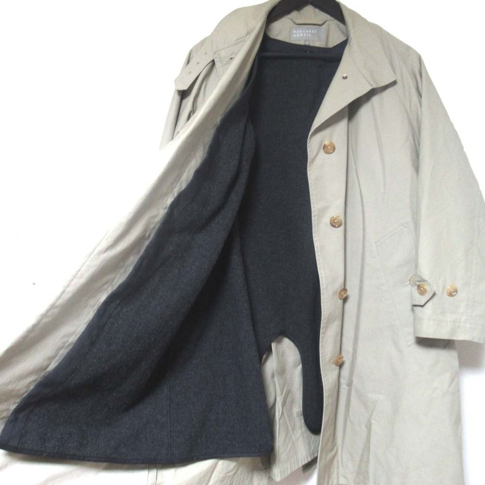 美品 MARGARET HOWELL マーガレットハウエル PROOFED COTTON COATING