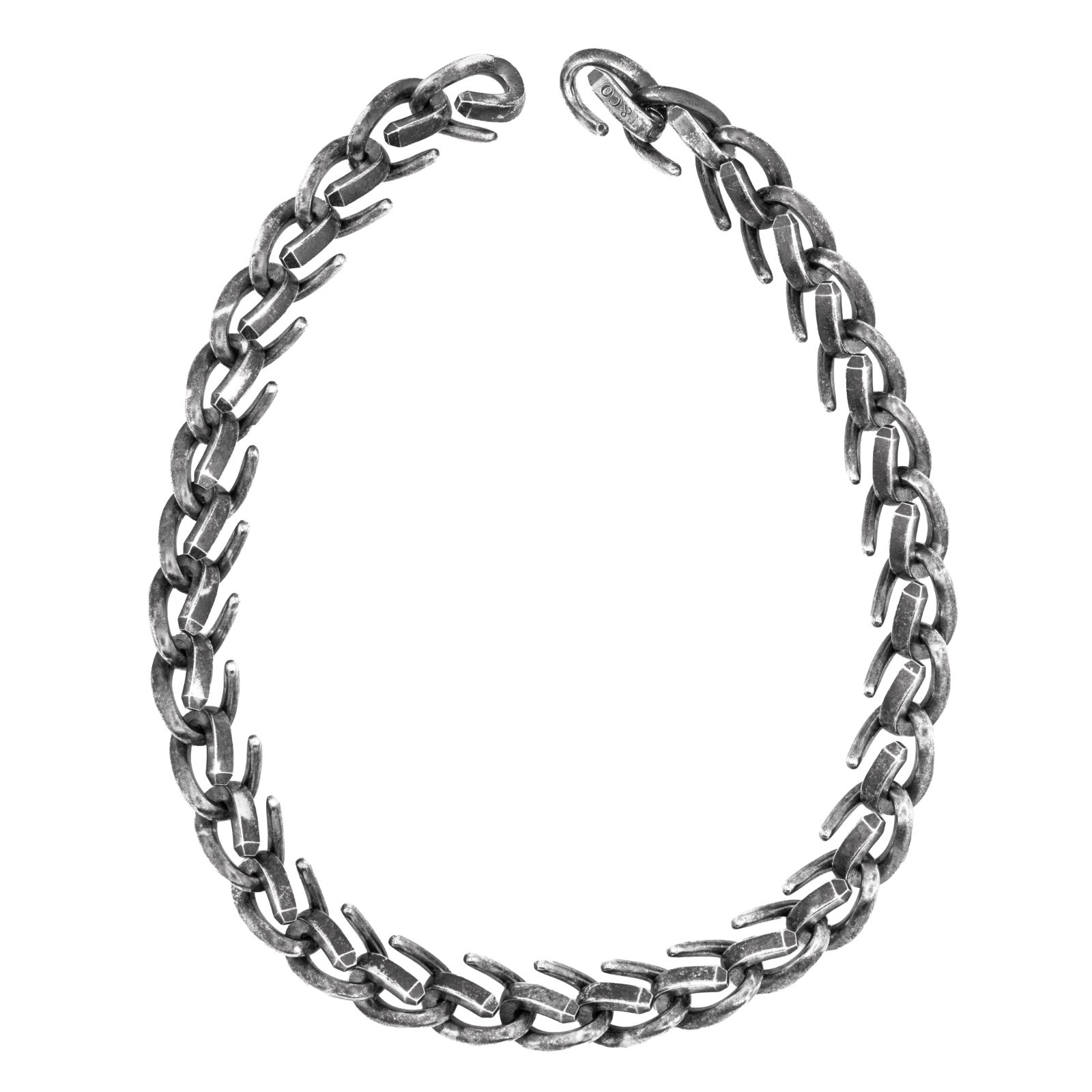 TIFFANY & Co.】ティファニー フォージ ラージ リンク ネックレス