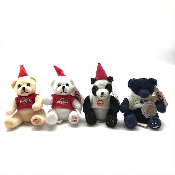 未使用 HARD ROCK CAFE ハードロックカフェ テディベア 7個 セット