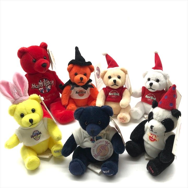 Hard Rock Cafe テディベア レザー HARD ゲーム・おもちゃ・グッズ Hard Rock Cafe テディベア レザー