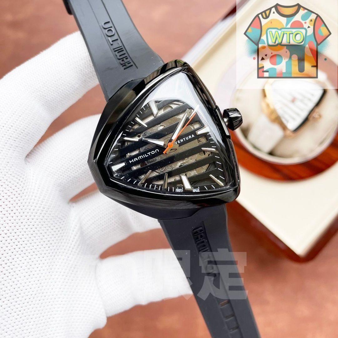 Hamilton 三角形デザイン 腕時計 今日特価】Hamilton ハミルトン 探検シリーズ 独特な三角形ケース