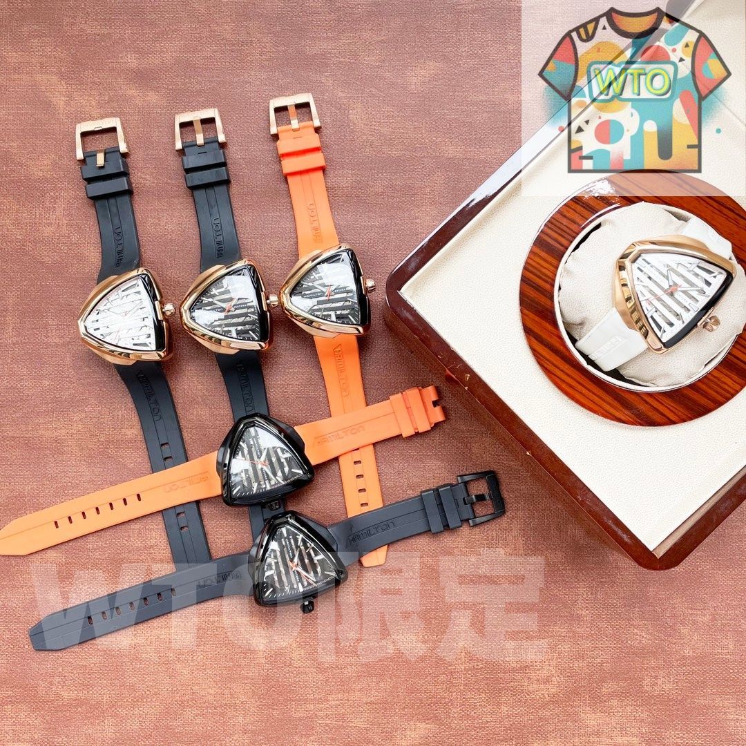 Hamilton 三角形デザイン 腕時計 今日特価】Hamilton ハミルトン 探検シリーズ 独特な三角形ケース
