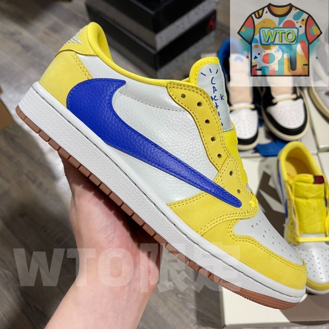 トラヴィススコット × ナイキ ウィメンズ エアジョーダン1 レトロ ロー