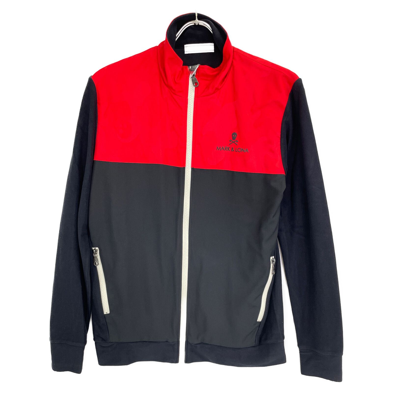 MARK&LONA マークアンドロナ ﾌﾞﾗｯｸ×ﾚｯﾄﾞ ﾅｲﾛﾝ ﾌﾞﾙｿﾞﾝ ｼﾞｬｹｯﾄ 46 - メルカリ