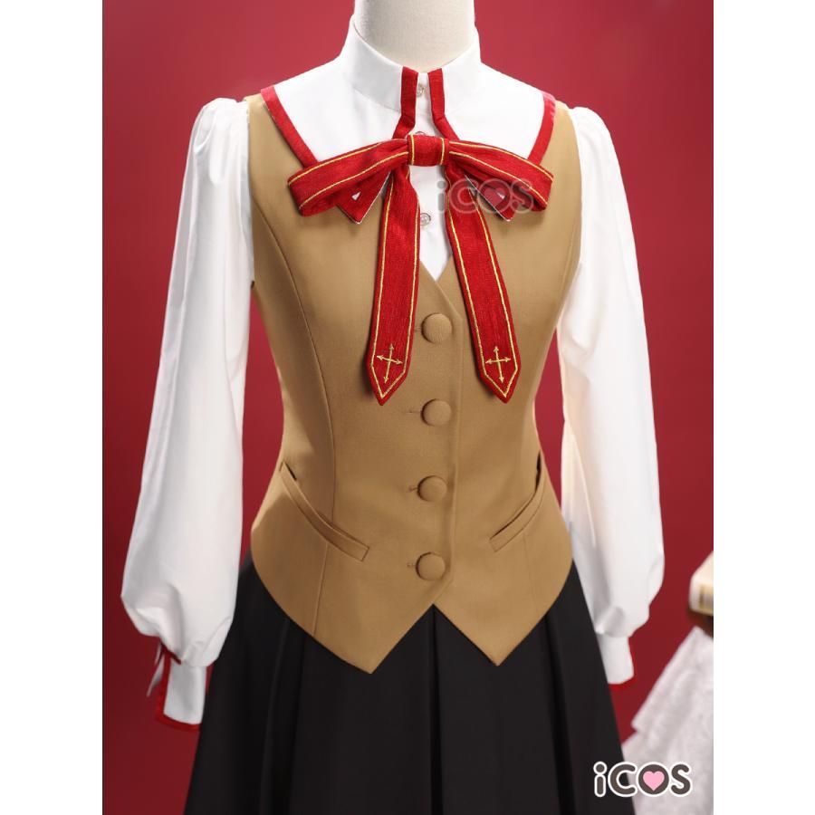 ICOS Fate stay night 遠坂凛 間桐桜 制服 セイバー 学園服 コスプレ衣装 meilu 51204