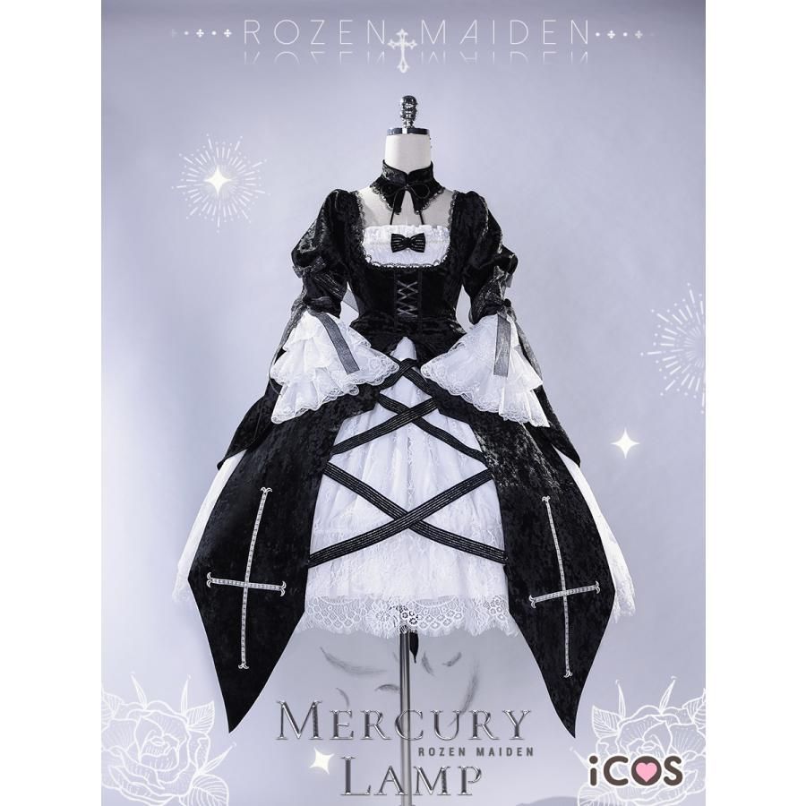 高品質 ICOS ローゼンメイデン 水銀燈 ゴシックロリータ コスプレ衣装 meilu 51205