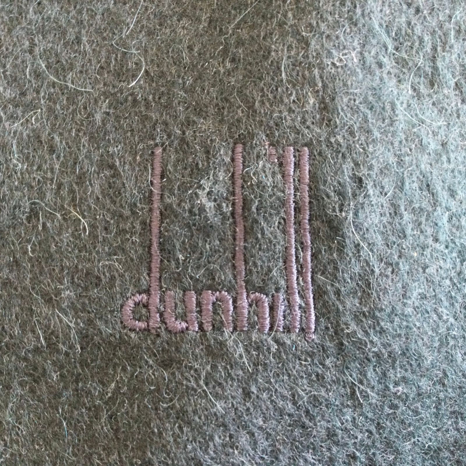 7099 dunhill ダンヒル カシミア100％ マフラー スコットランド製 黒