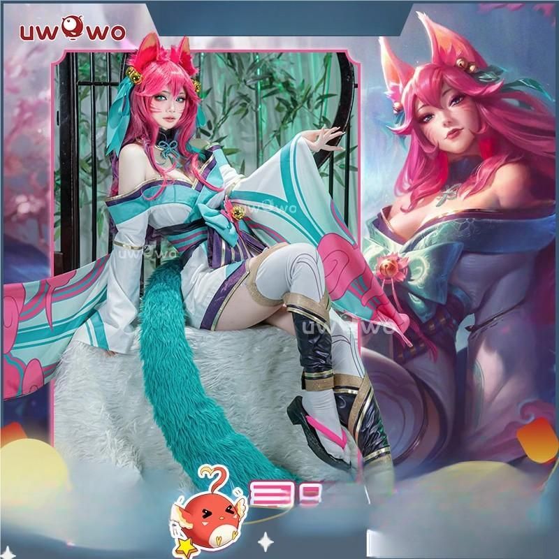 ♥ 悠窩窩 リーグ?オブ?レジェンド 魂の蓮華 アリ コスプレ 衣装 meilu 51209