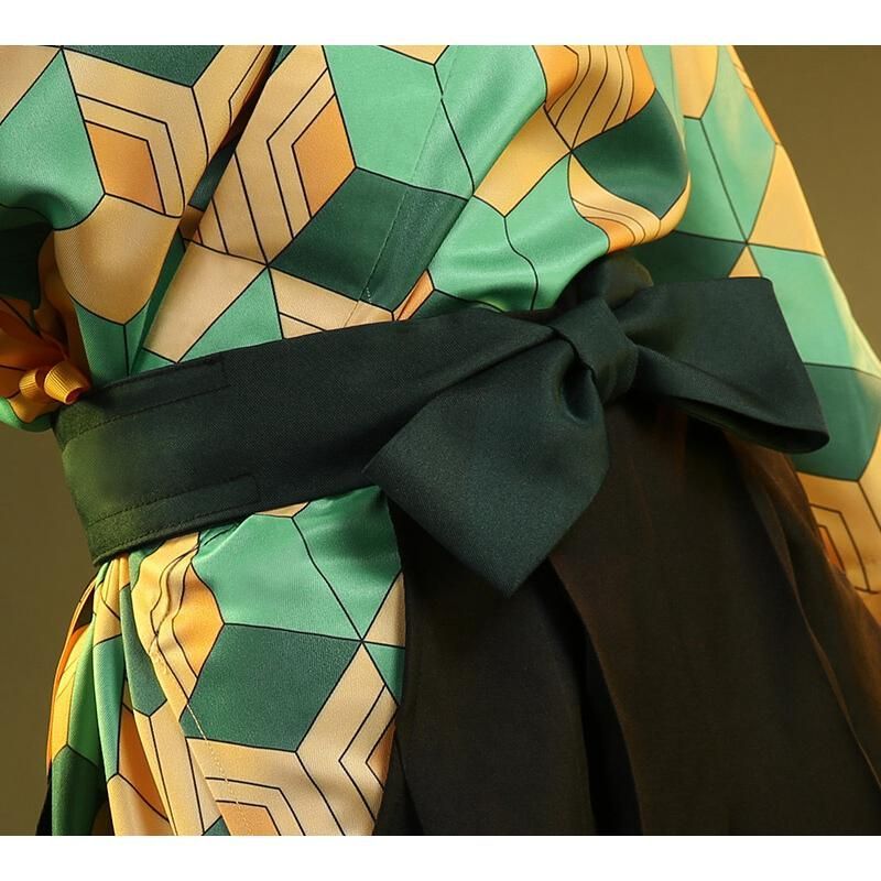 初獣猫 鬼滅の刃 錆兎 和風隊服 アニメセット コスプレ衣装 男性用 和風古着 meilu 51209