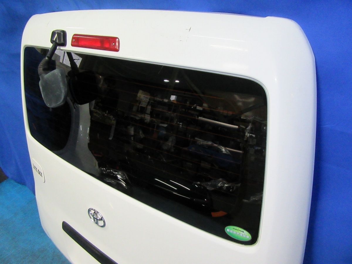トヨタ S402M S412M ライトエース 純正 リアゲート バックドア 白 W09 