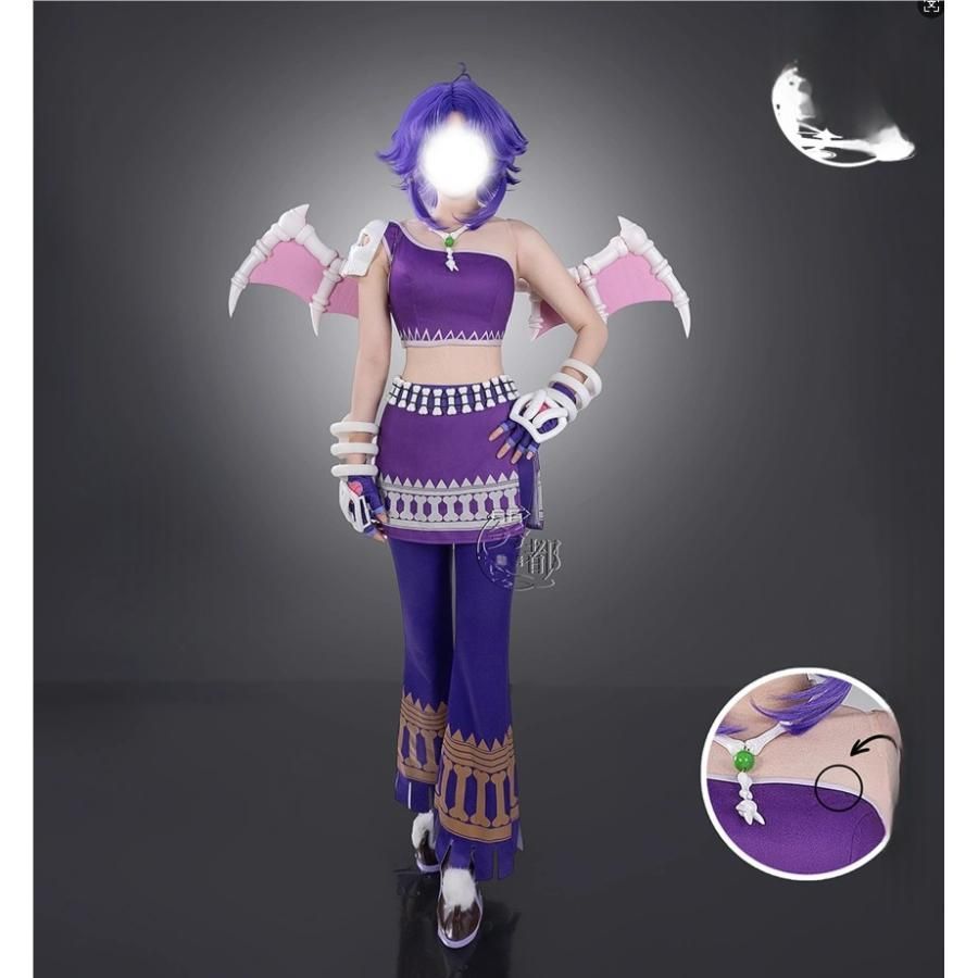 ♥ 霧都アニメ 夢幻西遊 古精霊 骨精霊 COS衣装 コスプレ 二次元ゲーム衣装 フルセット meilu 51209