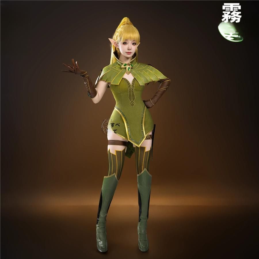 ♥ 霧都アニメ ドラゴンネスト リヤ COS衣装 ハイエンド ゲーム 二次元コスプレ 衣装 C服 フルセット meilu 51209