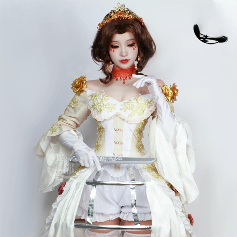 高品質 霧都アニメ 第五人格 赤の女王 血宴 コスプレドレス meilu 51205