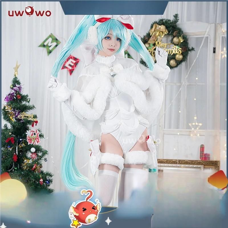 Uwowo悠窩窩 初の音律 純白 MIKUU コスプレ 衣装 meilu 51209