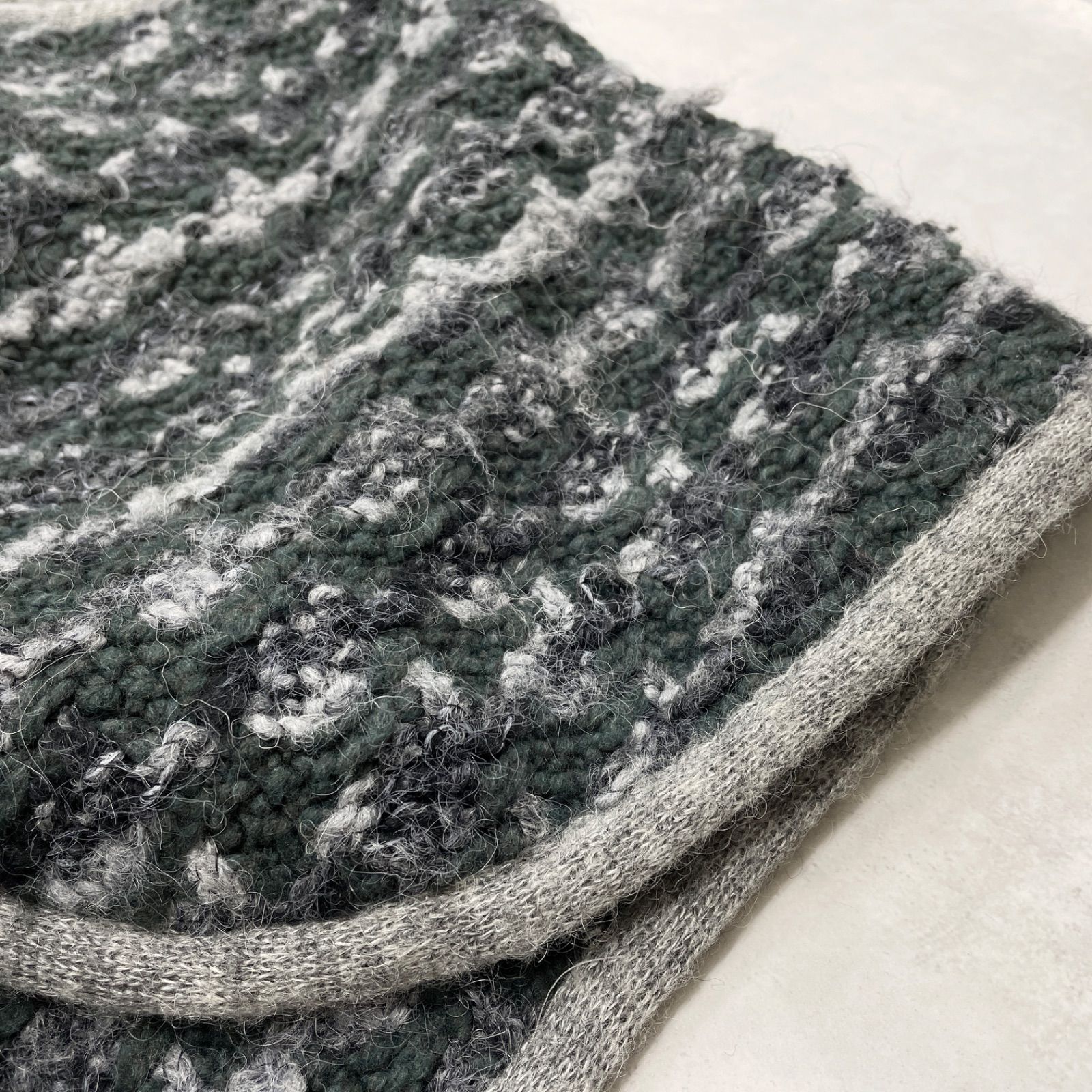 MISSONI ミッソーニ ロングコート ニット 総柄 アルパカ ウール マルチ