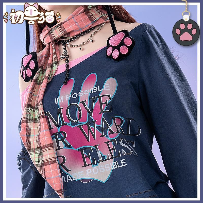 初獣猫 光と夜の恋 女主 玄尾夜 コスプレ衣装 meilu 51204