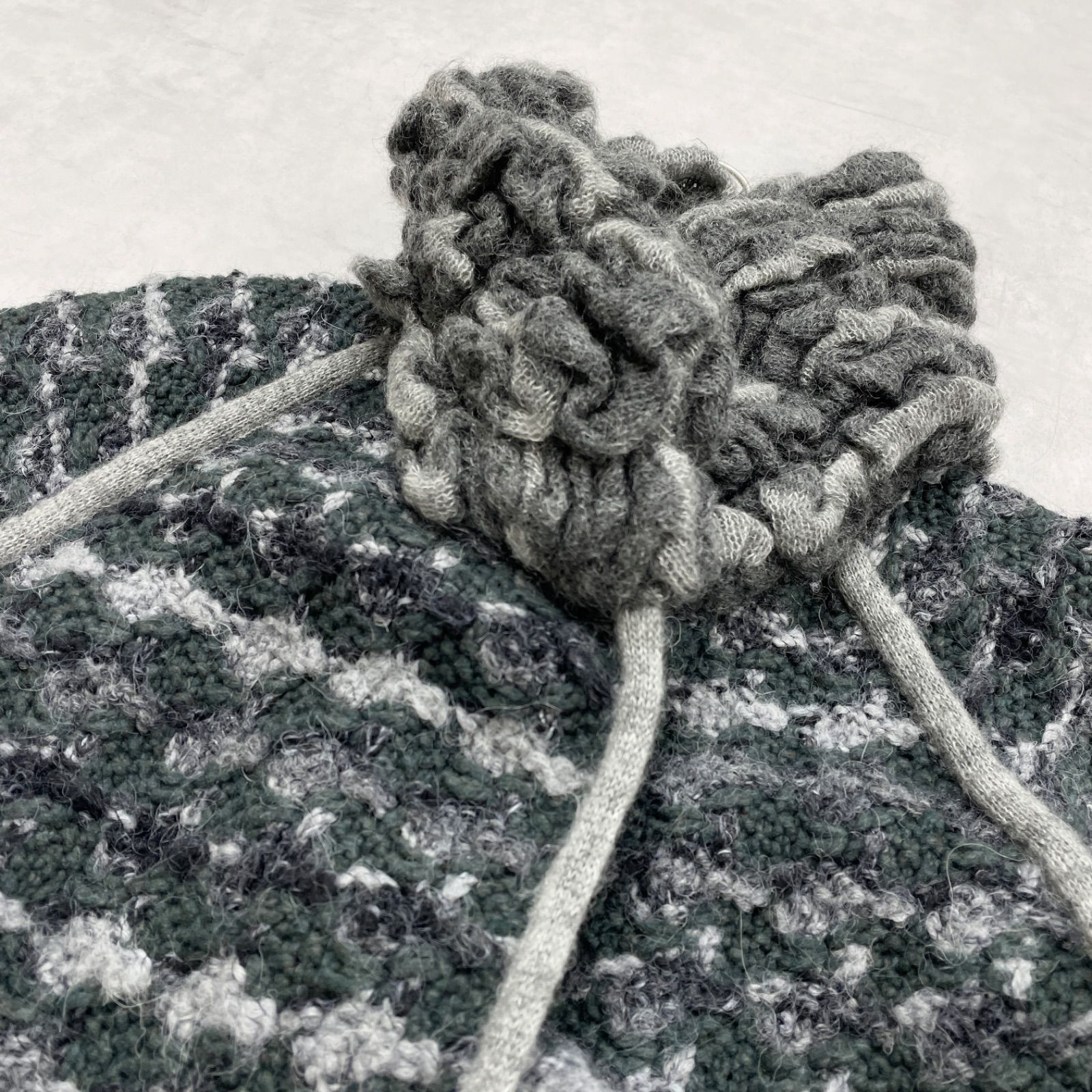 MISSONI ミッソーニ ロングコート ニット 総柄 アルパカ ウール マルチ