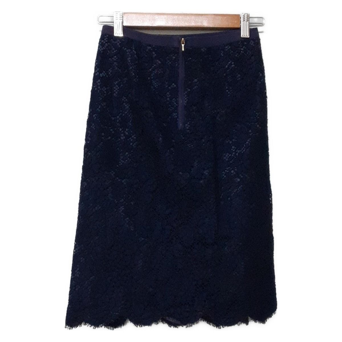 Drawer(ドゥロワー) スカート サイズ36 S レディース - ネイビー ひざ