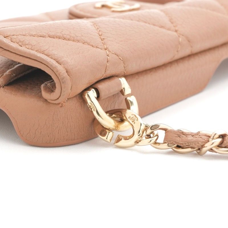 シャネル CHANEL 携帯・スマホアクセサリー ベージュ ゴールド ココ