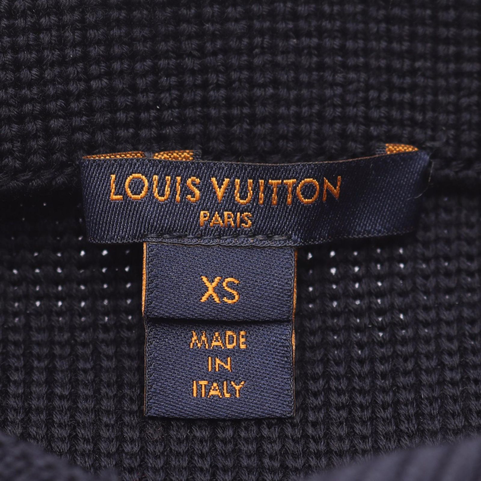 ルイ・ヴィトン LOUIS VUITTON ワンピース ネイビー/ベージュ ウール