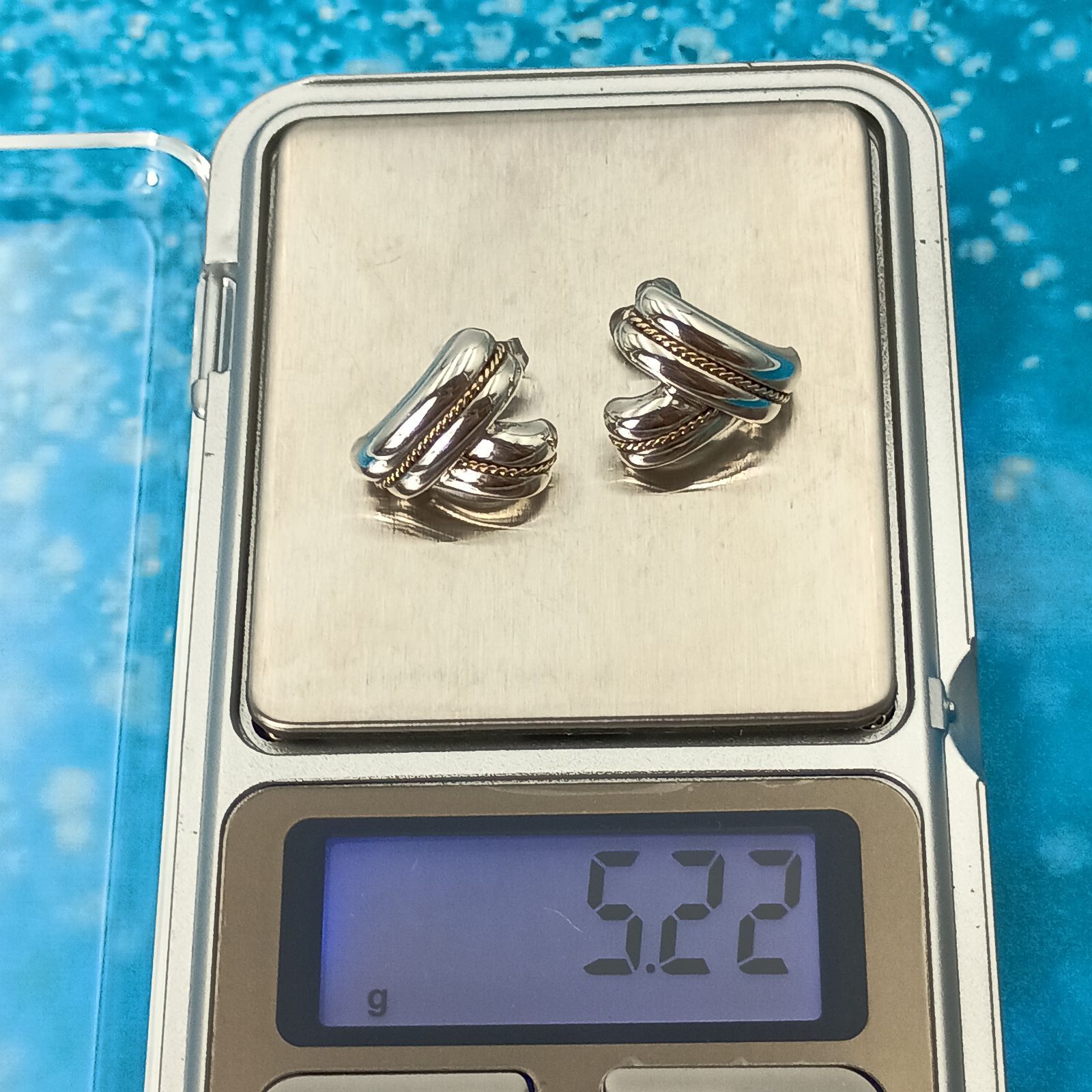 TIFFANY&Co.ティファニー ツイストロープピアス シルバー925 ゴールド