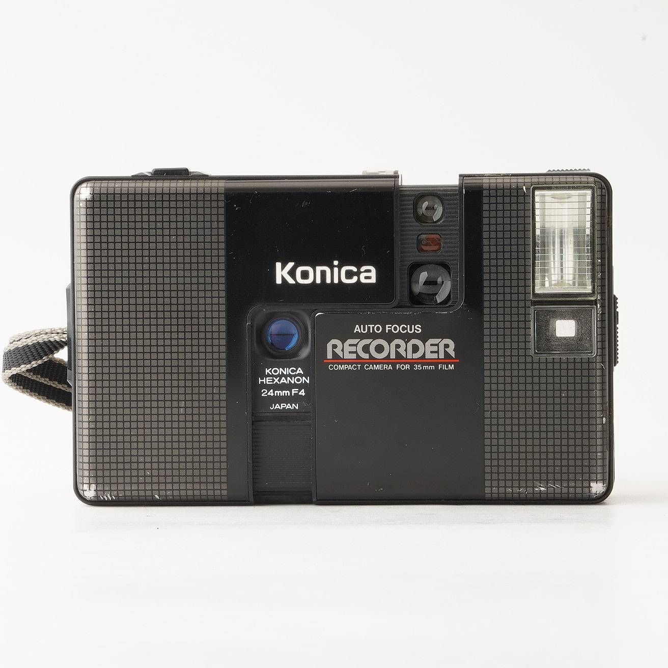 Konica auto focus RECORDER コニカ ジャンク品 コニカ Konica Auto Focus Recorder レコーダー ブラック Hexanon 24mm