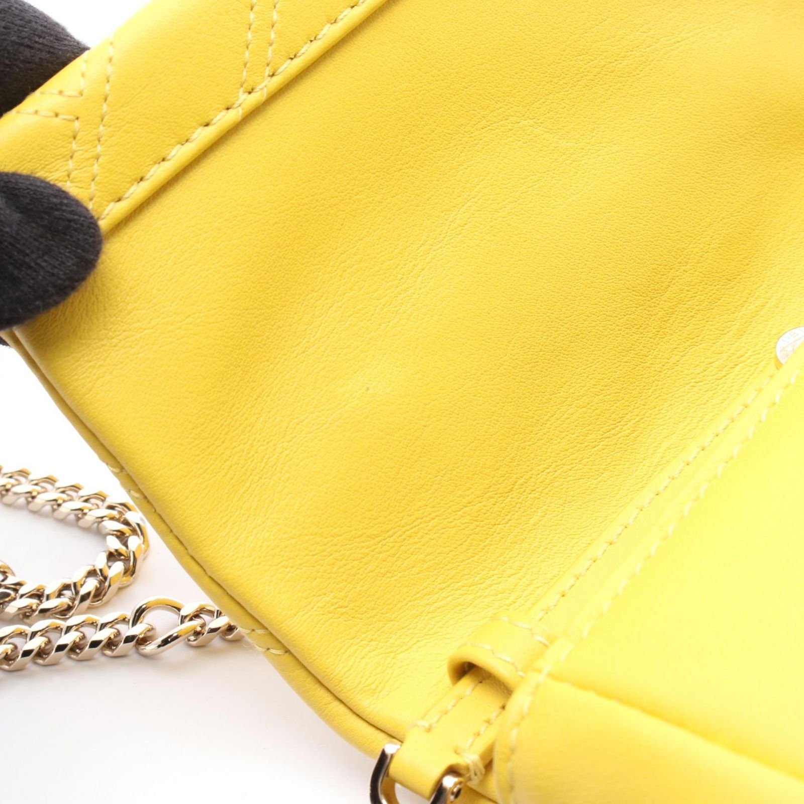 ブルガリ BVLGARI ショルダーバッグ セルペンティ カボション イエロー