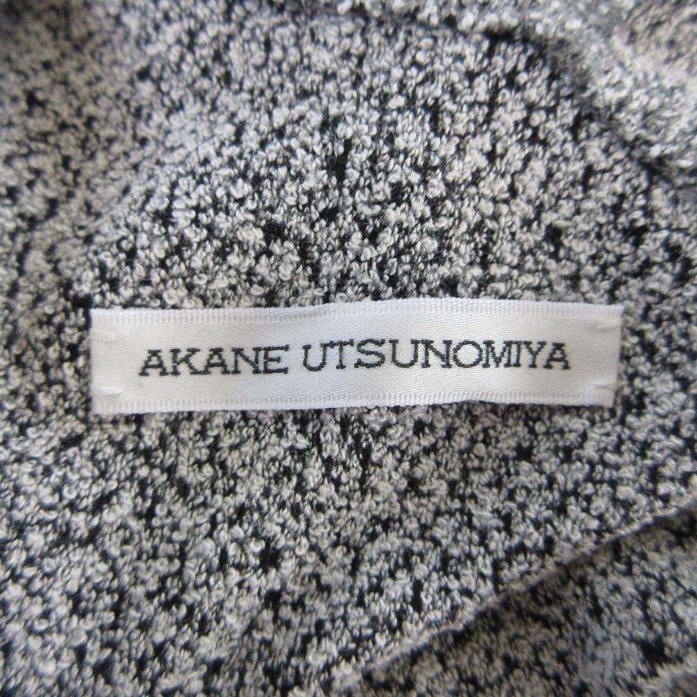美品 AKANE UTSUNOMIYA アカネウツノミヤ ジャガードワンピース サイズ  