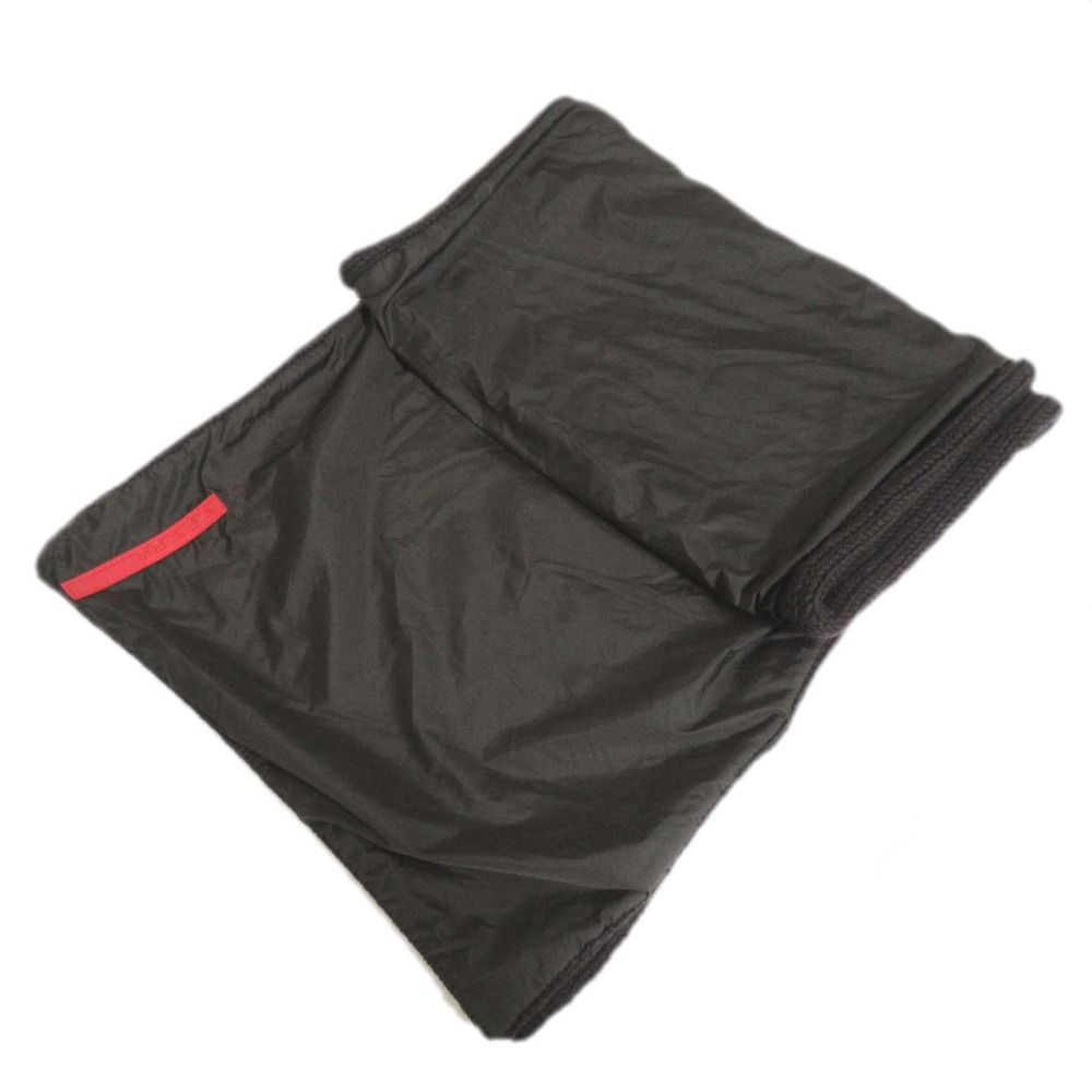 PRADA SPORT プラダ スポーツ ナイロン マフラー archive 美品 PRADA SPORT プラダスポーツ ナイロン×ニット マフラー ダーク