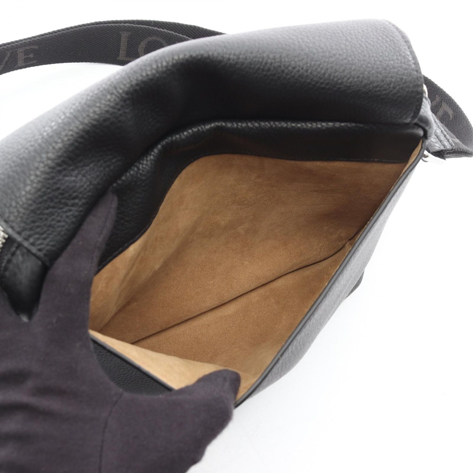 ロエベ LOEWE ショルダーバッグ ペブル メッセンジャーバッグ  