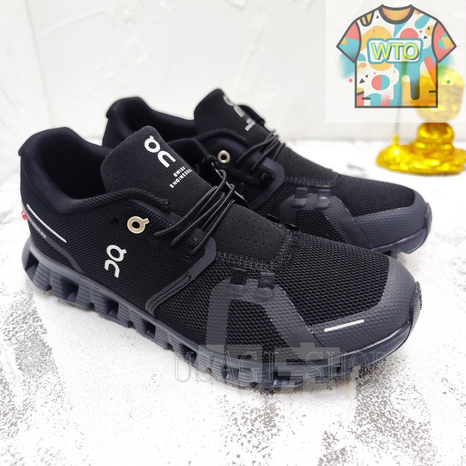 On ブラック　Cloud5 26センチ ✨未使用✨On ランニングシューズ 26cm ブラック Cloud5 On Cloud 5