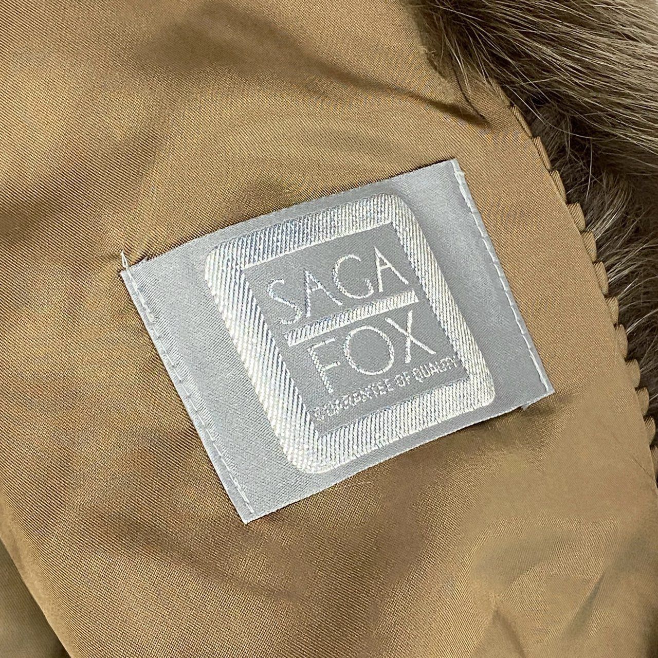 52k19 SAGA FOX サガフォックス 銀サガ 染め ブルーフォックス ファー