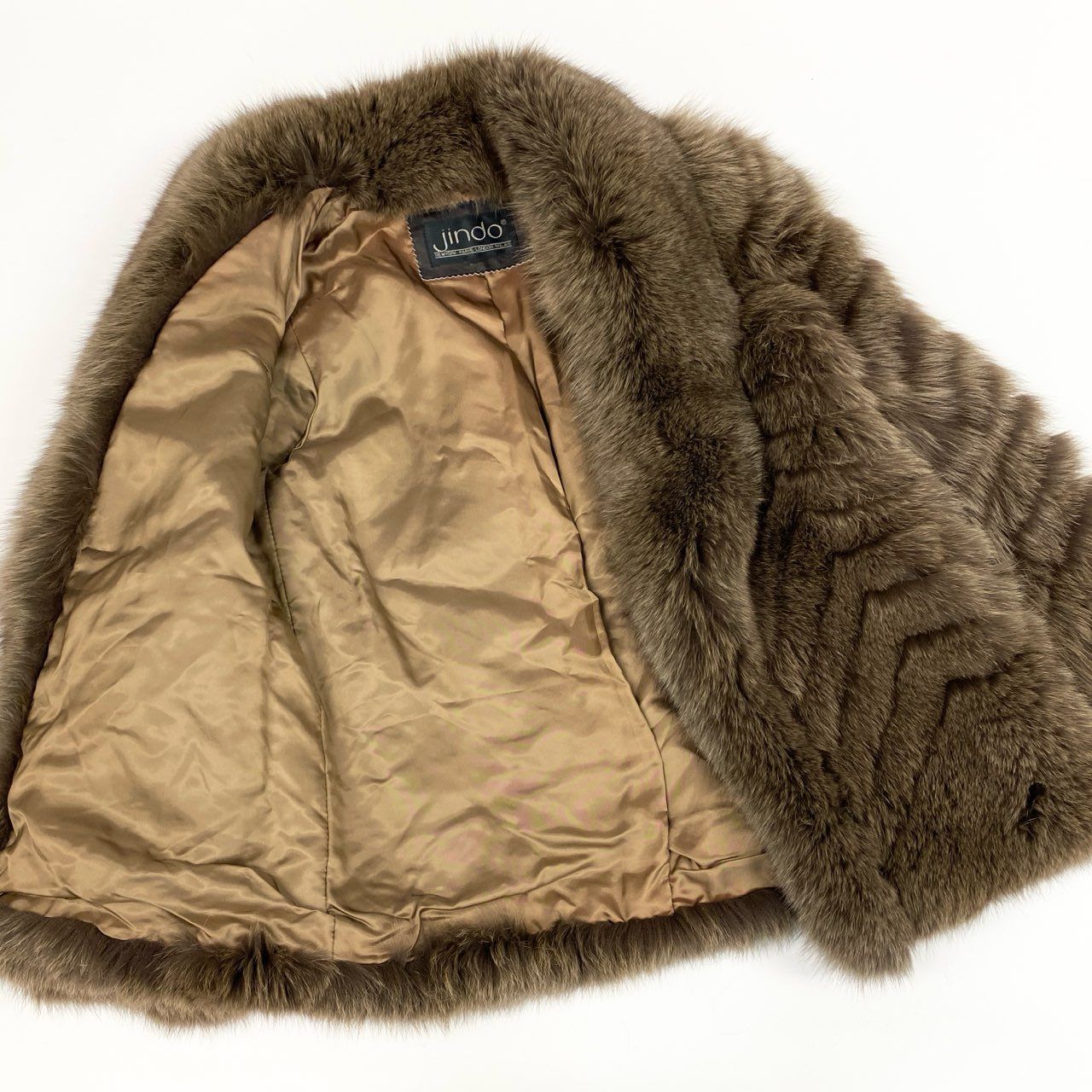 52k19 SAGA FOX サガフォックス 銀サガ 染め ブルーフォックス ファー