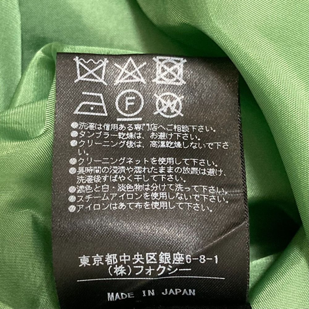 美品 FOXEY フォクシー Dress Tiered ノースリーブティアード