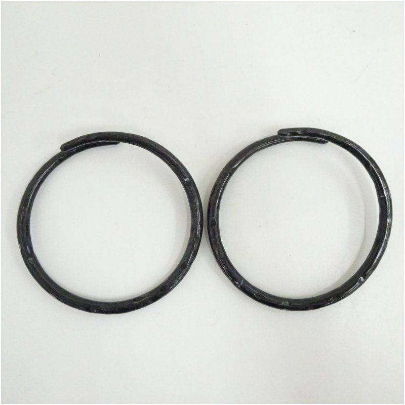 茶道具　明珍宗之作　錆付袋?　釜鐶　共箱　C　R3831 茶道具 明珍宗之作 錆付袋? 釜鐶 共箱 C R3831 美術品・アンティーク・