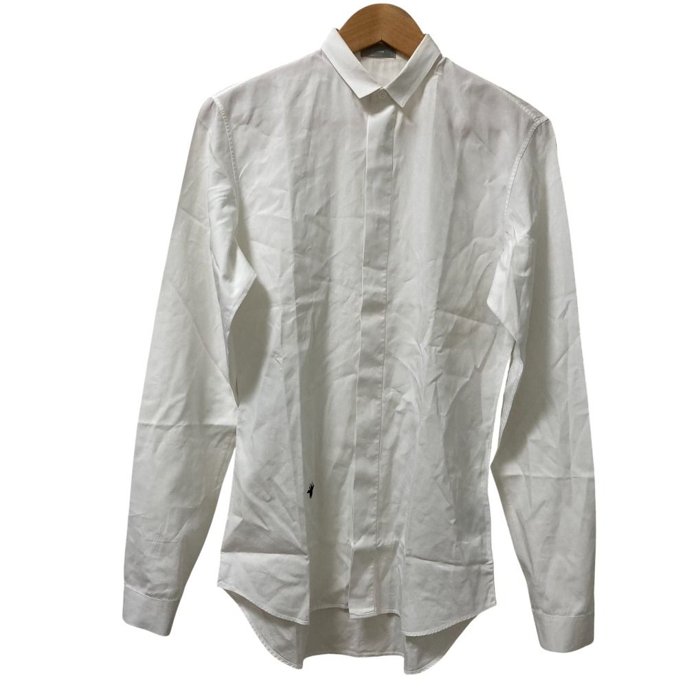 良品 Dior homme ディオールオム ビー刺繍 ボタン ドレスシャツ サイズ