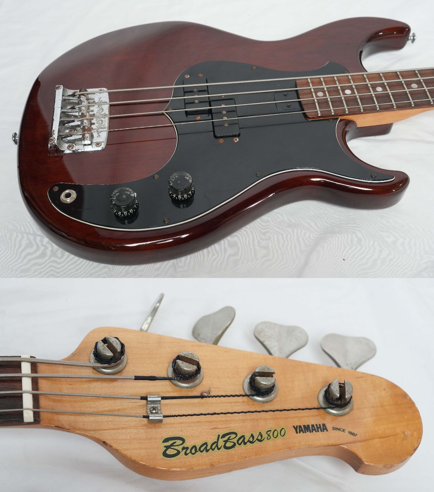 ☆YAMAHA☆Broad Bass 800 BB-800 Wine Red 付 日本製 ヤマハ エレキ