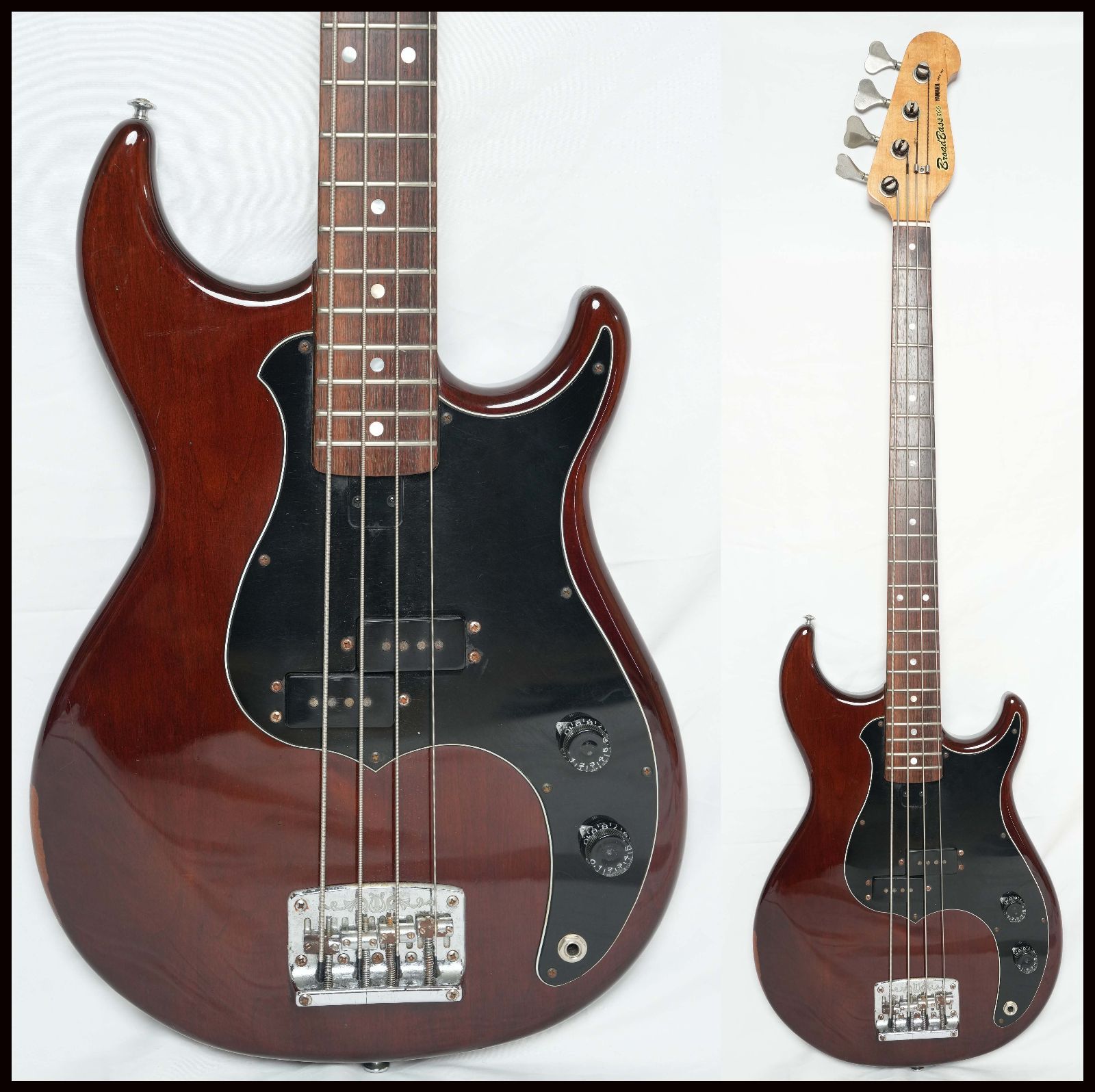 メンテ済 YAMAHA BroadBass800 BB800 日本製ヴィンテージ ☆YAMAHA☆Broad Bass 800 BB-800 Wine Red 付 日本製 ヤマハ エレキ