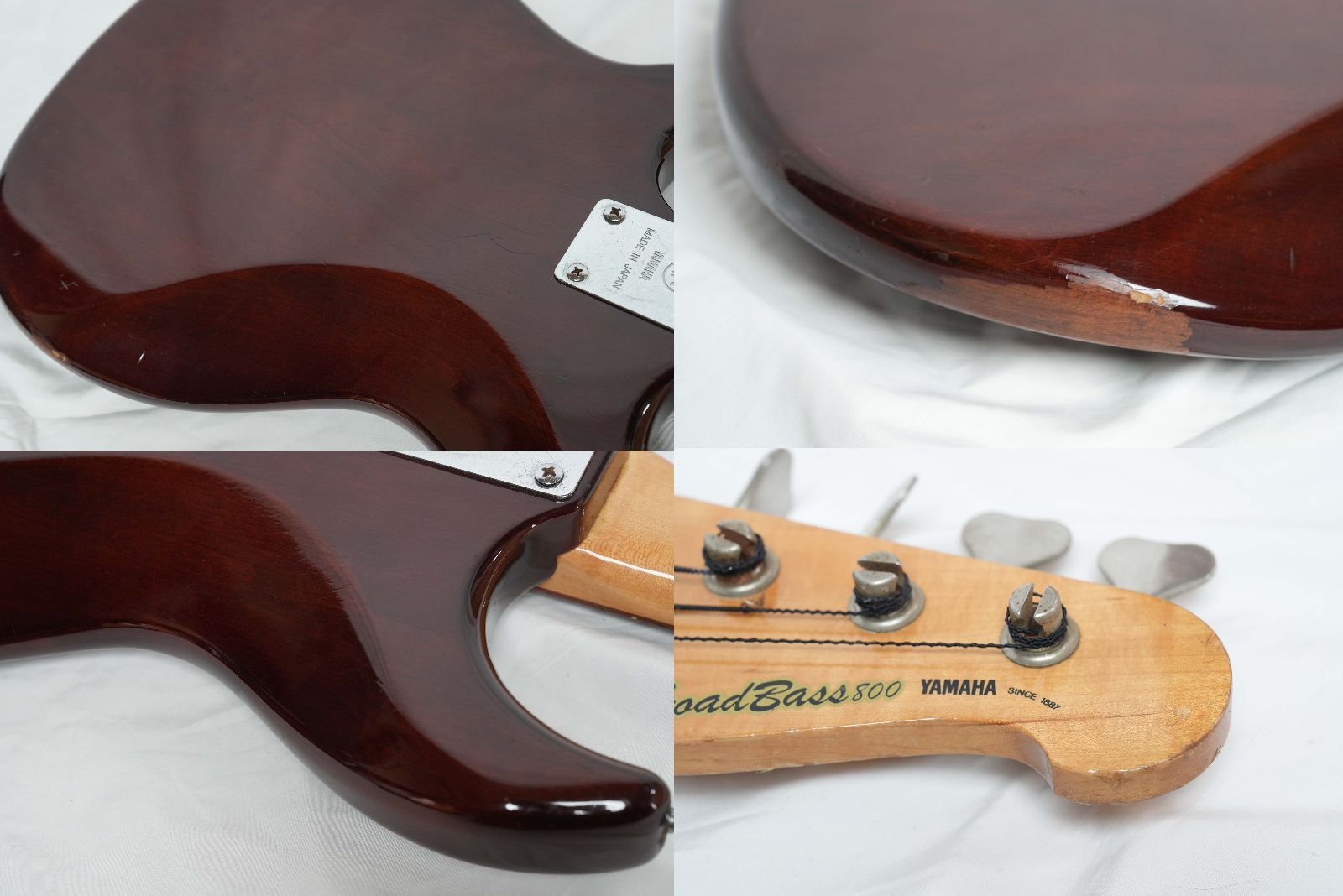 ☆YAMAHA☆Broad Bass 800 BB-800 Wine Red 付 日本製 ヤマハ エレキ