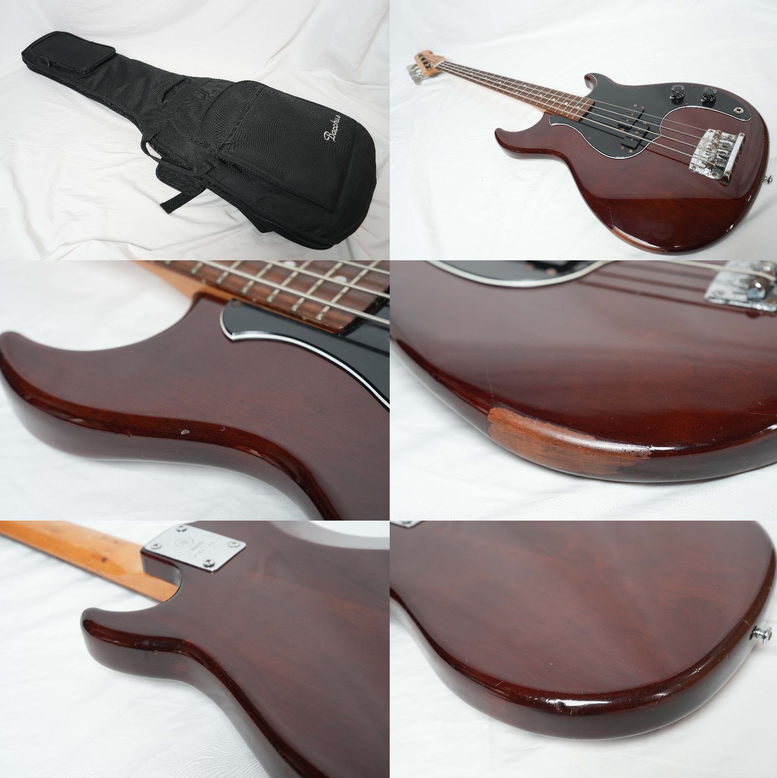 ☆YAMAHA☆Broad Bass 800 BB-800 Wine Red 付 日本製 ヤマハ エレキ