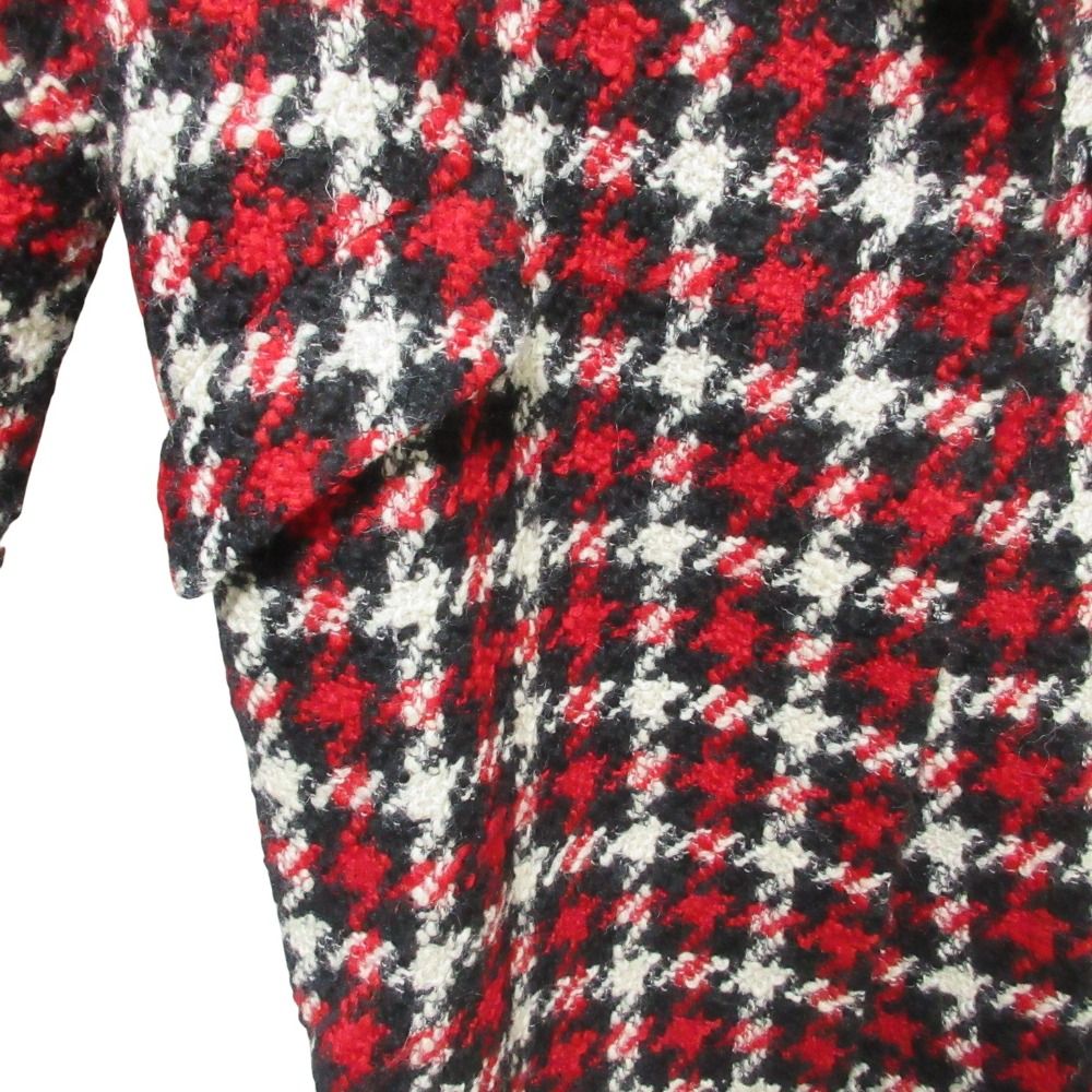 TAGLIATORE タリアトーレ 千鳥柄 チェスターコート イタリア製　白黒 TAGLIATORE】【al duca d'aosta】【アル ドゥカ ダオスタ