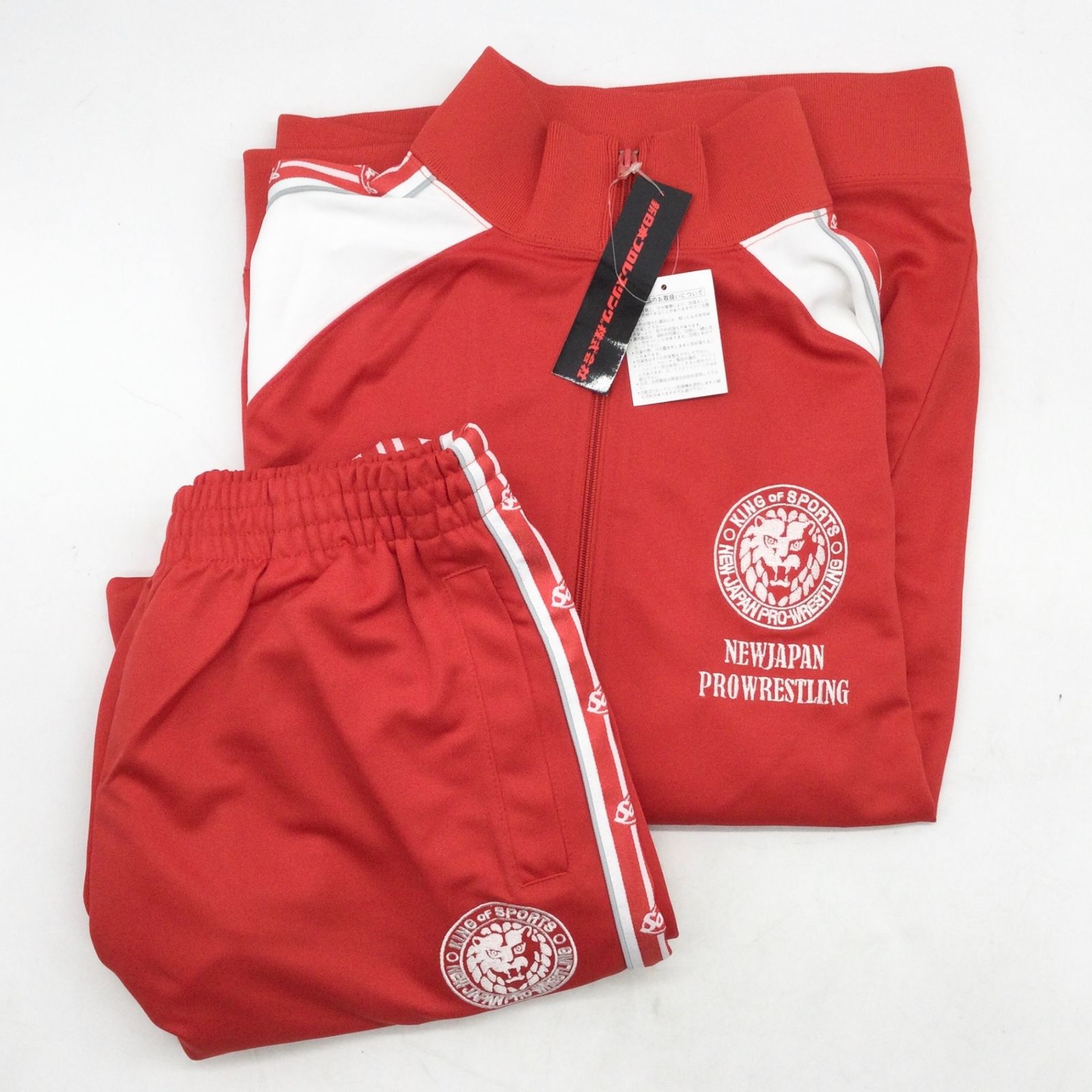 11086 【未使用】SOUL SPORTS 新日本プロレス ジャージ セットアップ