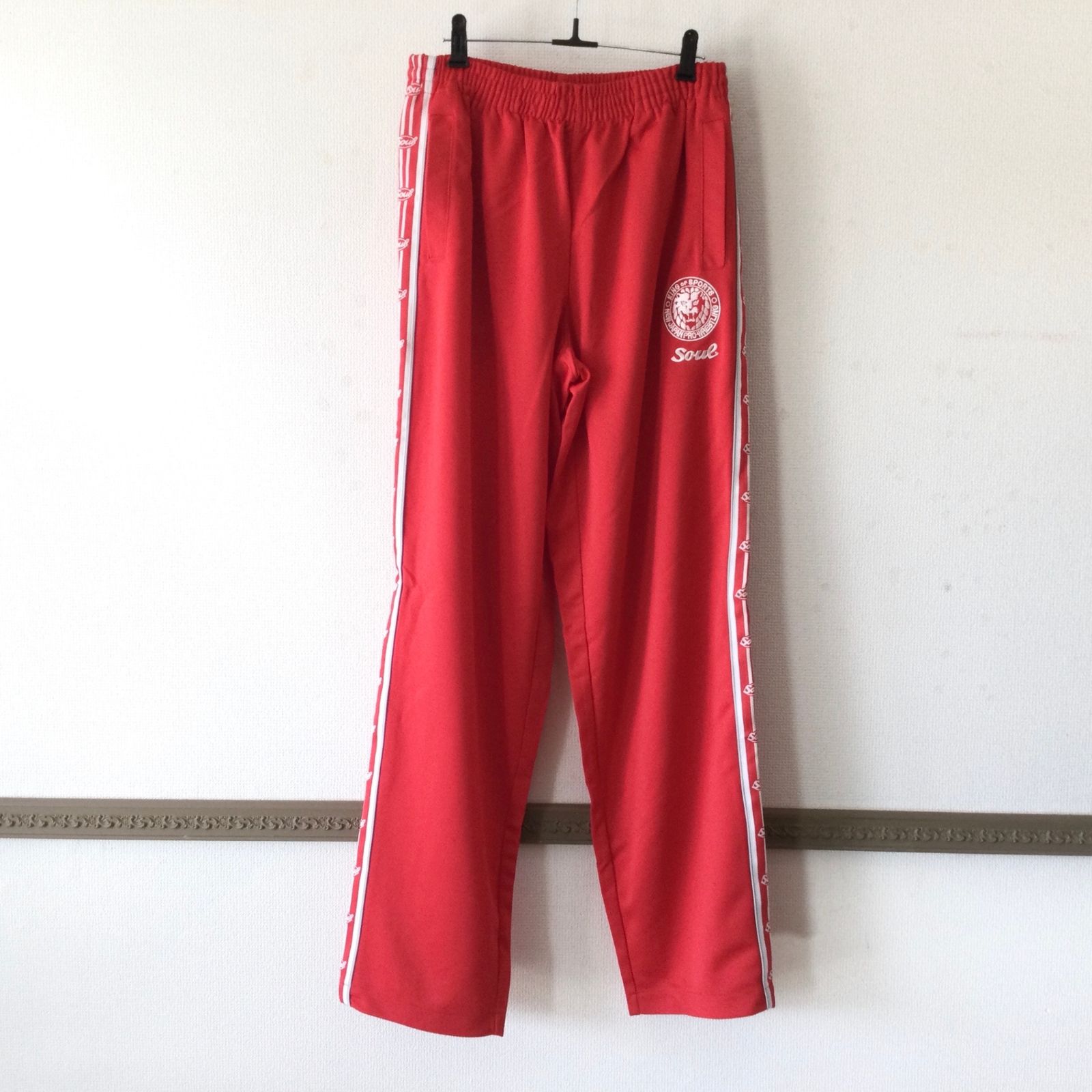 11086 【未使用】SOUL SPORTS 新日本プロレス ジャージ セットアップ