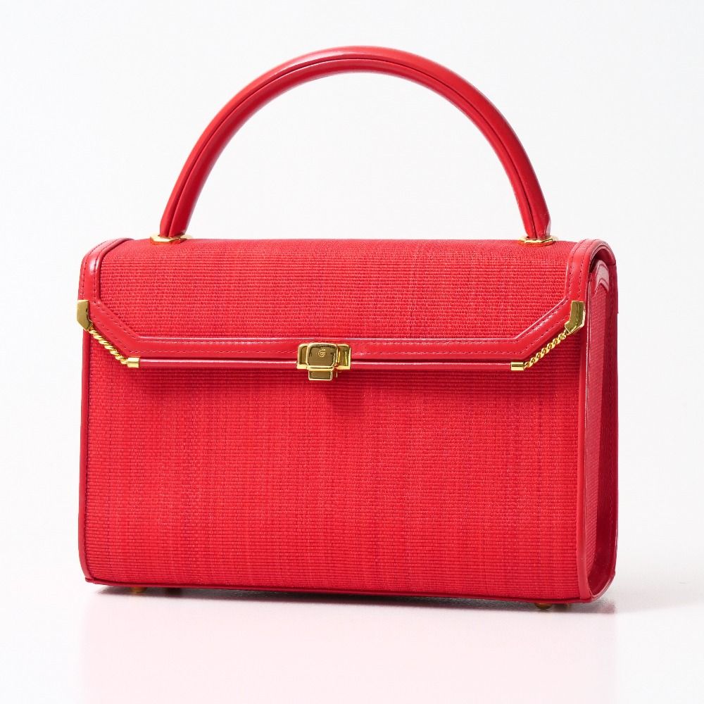 COMTESSE コンテス ハンドバッグ ホースヘアー 鞄 コンパクトミラー