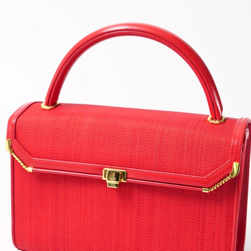 COMTESSE コンテス ハンドバッグ ホースヘアー 鞄 コンパクトミラー